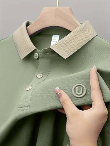 Lymio Polo T Shirt for Men || Men Casual T-Shirt || Polo Available in Combo Pack of 2 (Polo-45-46-Pista-Orange-L)