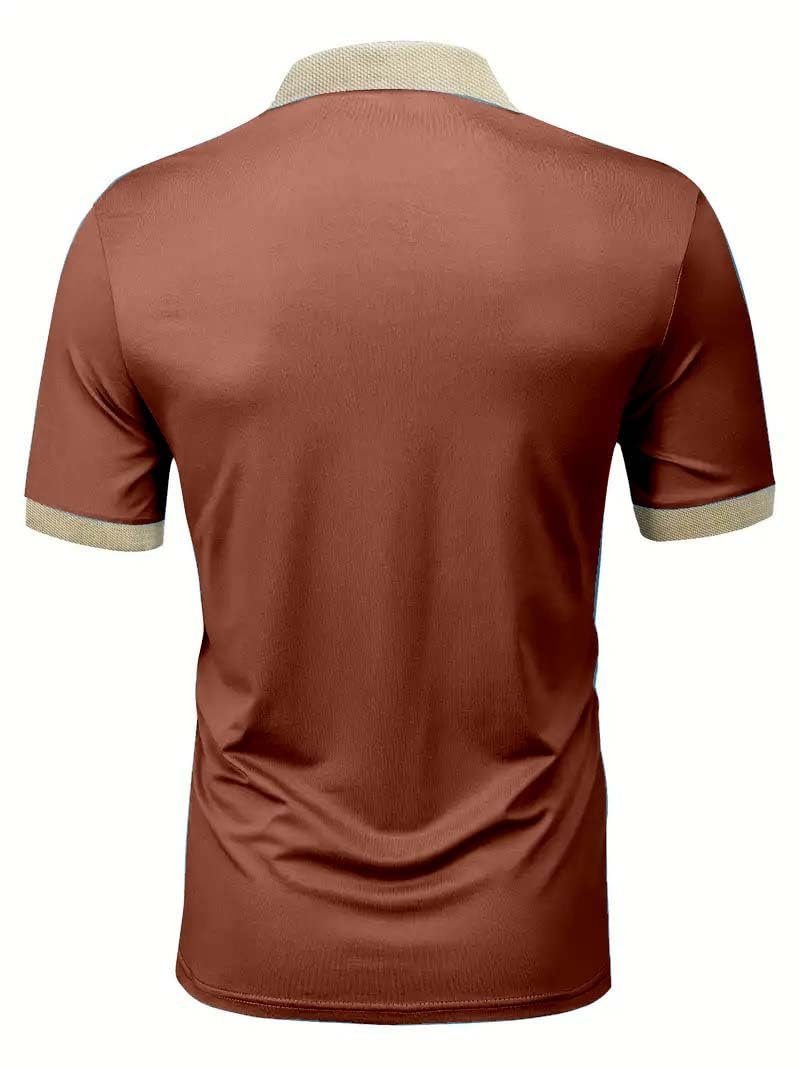 Lymio Polo T Shirt for Men || Men Casual T-Shirt || Polo Available in Combo Pack of 2 (Polo-45-46-Pista-Orange-L)