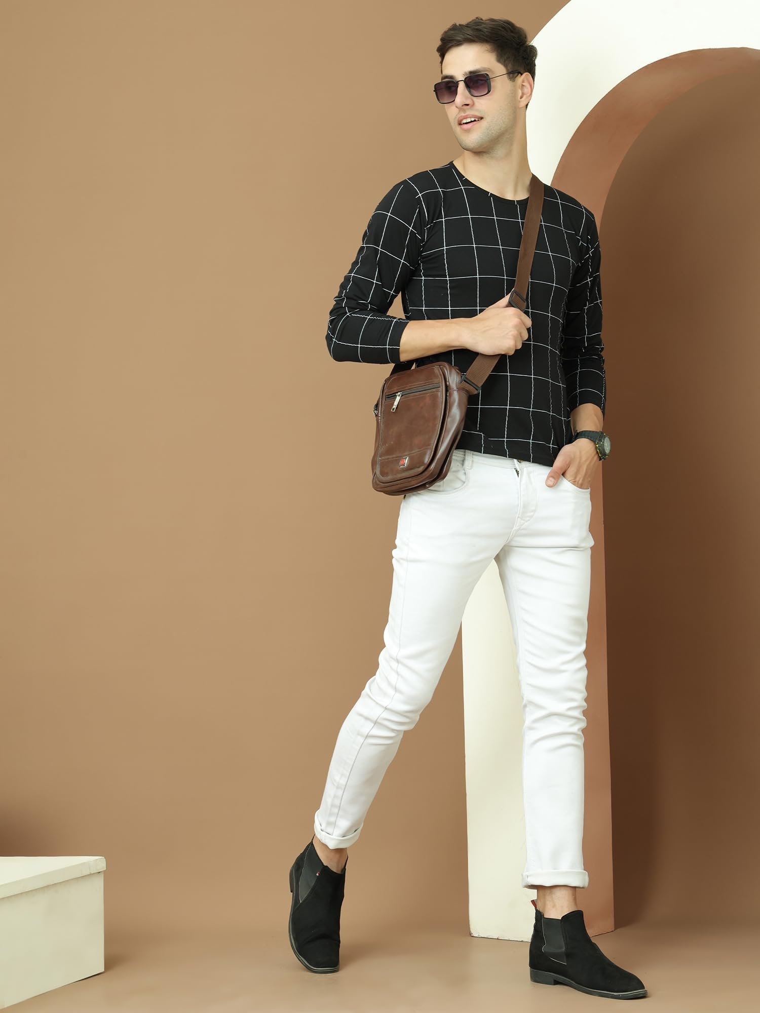 Mack JONNEY Men's Slim Fit T-Shirt (T_9_BLK01-M_Black_Medium)