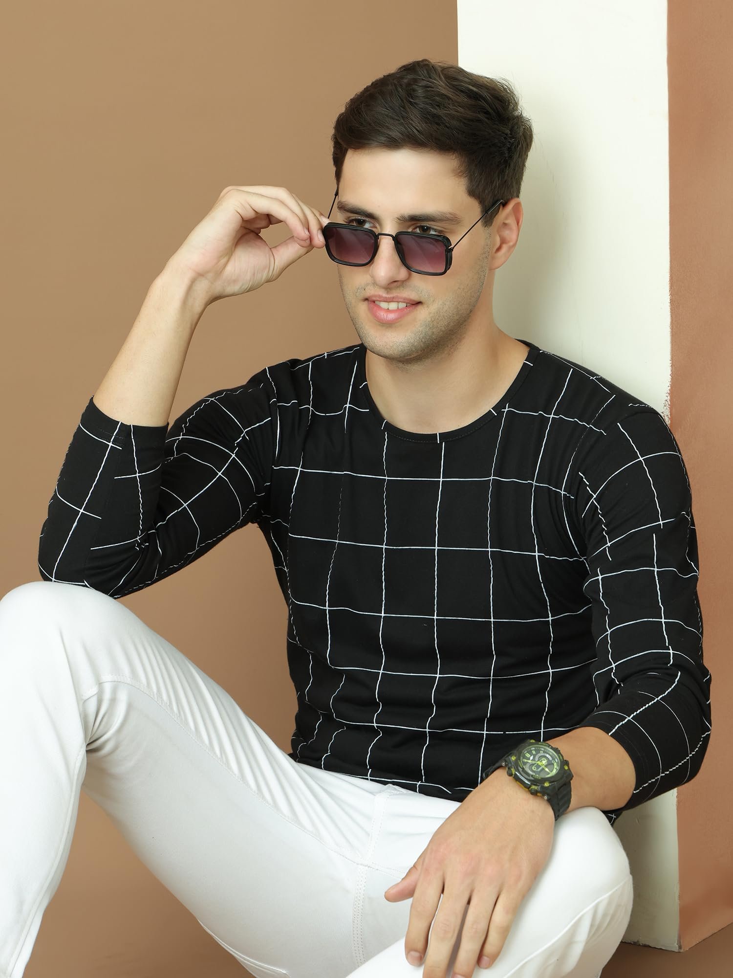 Mack JONNEY Men's Slim Fit T-Shirt (T_9_BLK01-M_Black_Medium)