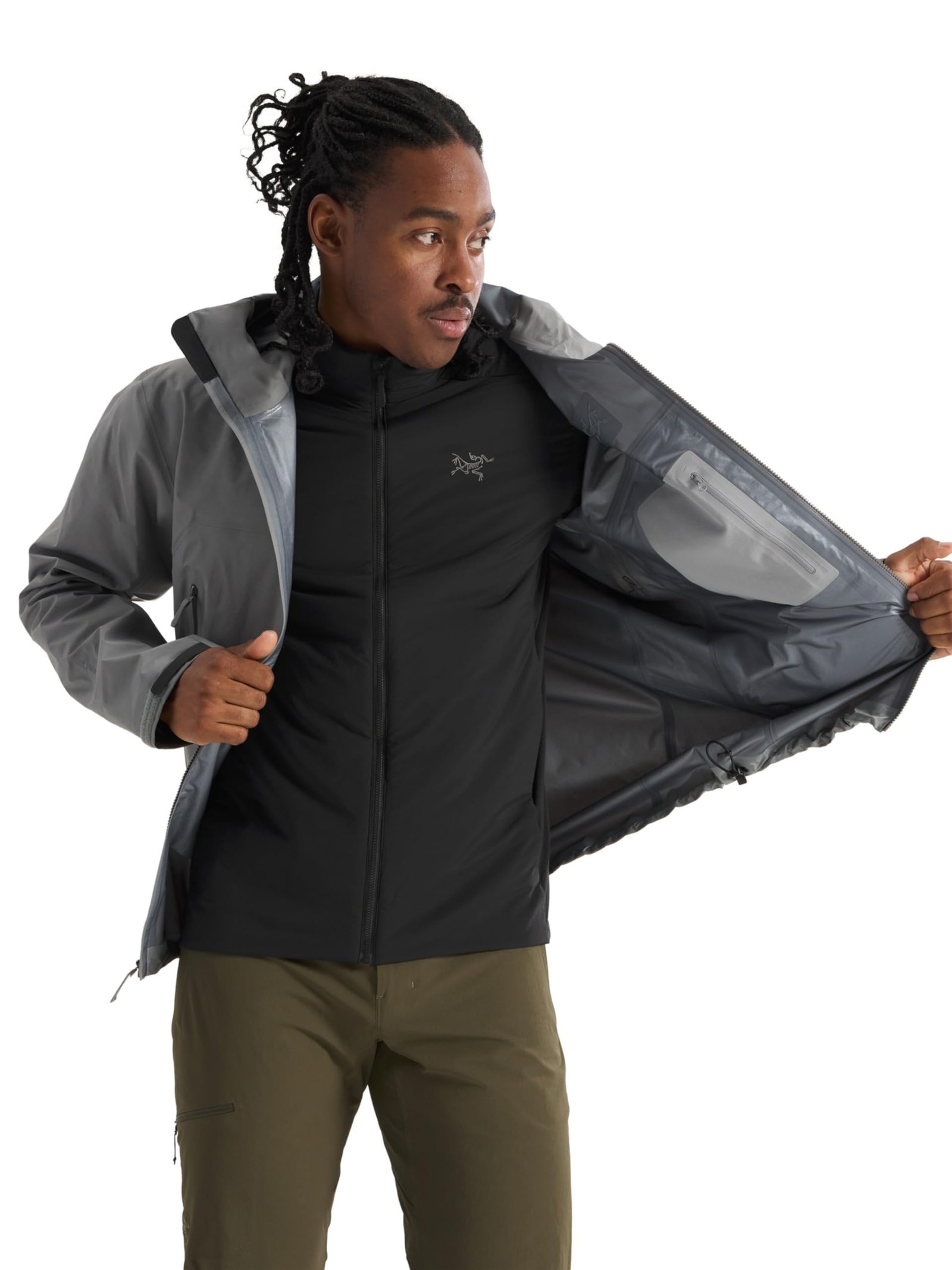 Atom SL Jacket Men's | Our Lightest, Most Breathable Insulated Hiking Jacket | Black, Medium