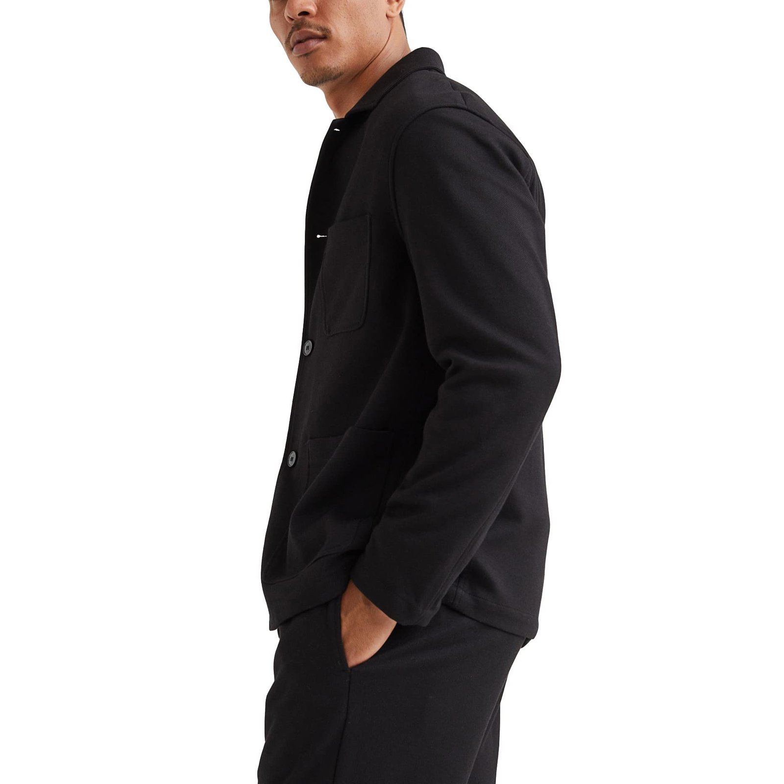 Men's Casual Sport Coat Jacket Regular Fit Lightweight Suit Jacket for Men, Black, 3X-Large