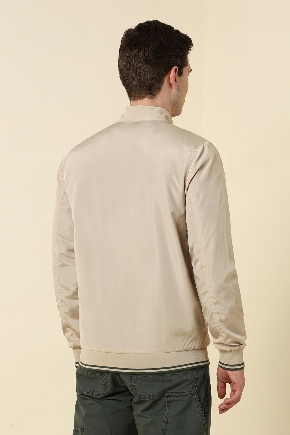 Men's Jacket (ASJKOBOPJ62517_Ecru_XXL_Beige_2XL)