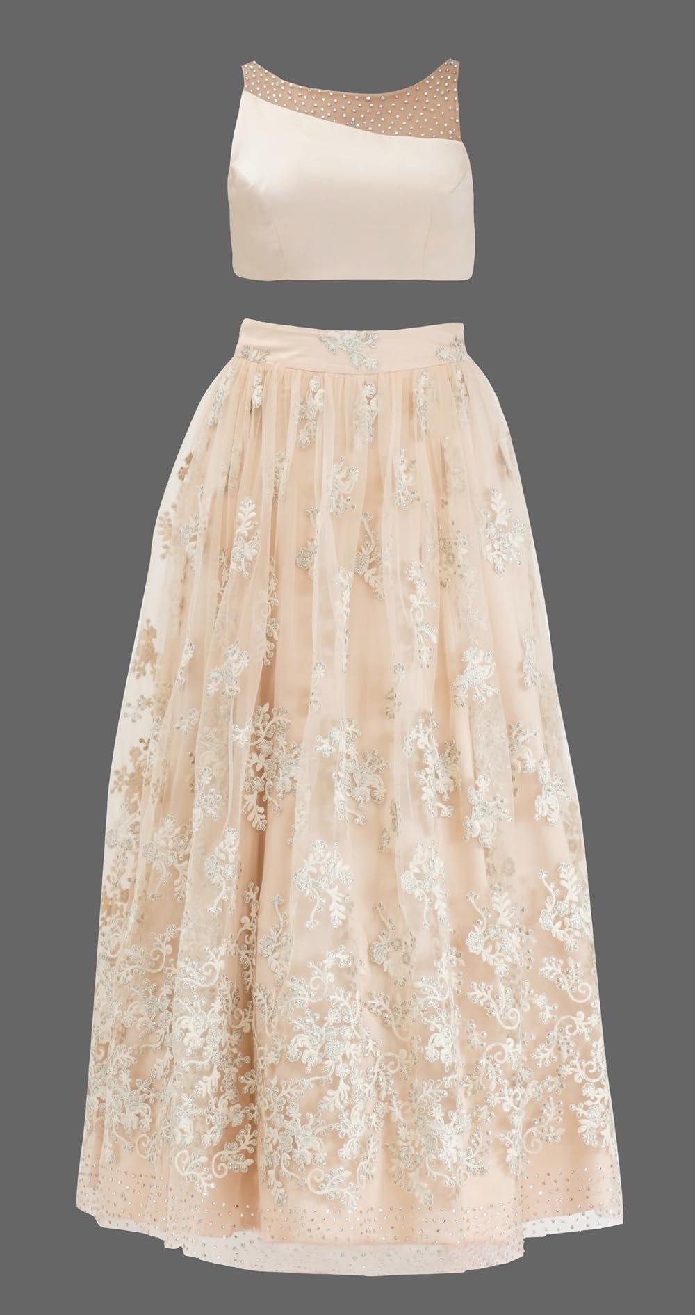 Peach Lehenga Set