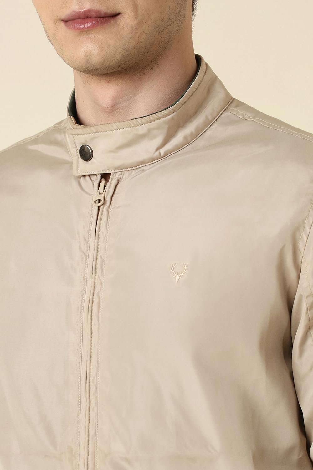 Men's Jacket (ASJKOBOPJ62517_Ecru_XXL_Beige_2XL)