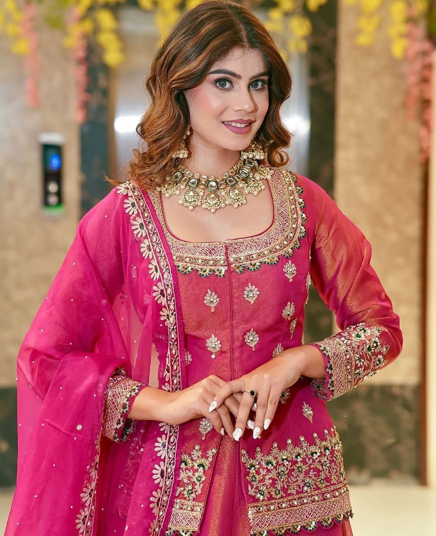 Women's silk ready to wear lehnga choli set
